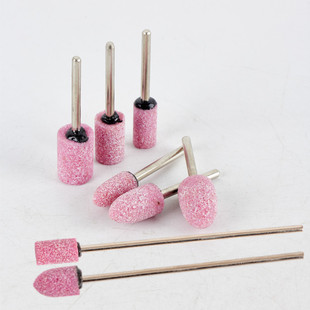 火石仔打磨头电磨头砂轮磨头锥形抛光电磨机小砂轮模具打磨圆柱形