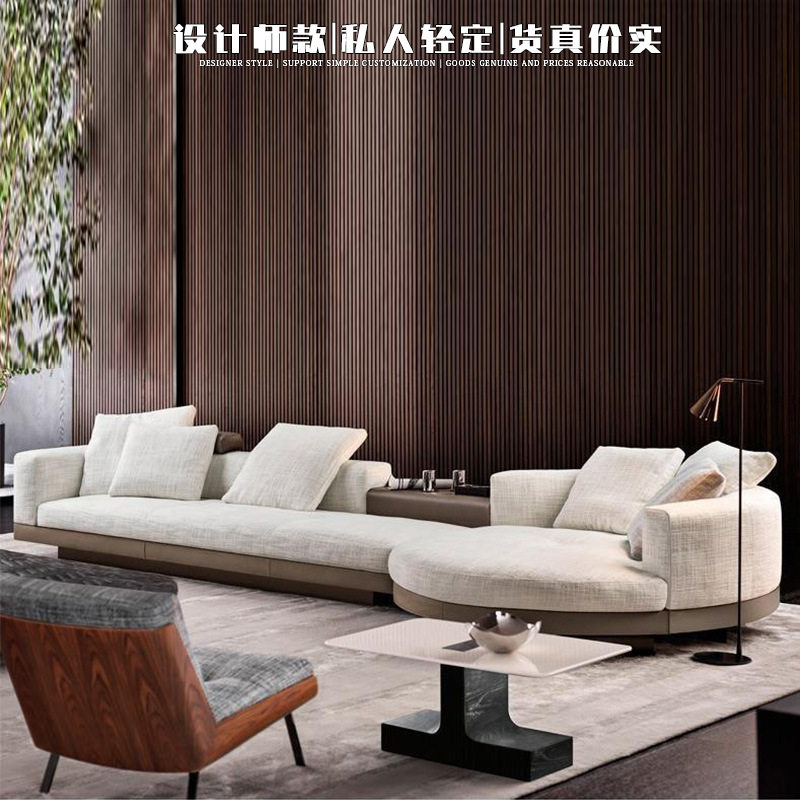 康纳利原版棉麻布艺大户型沙发