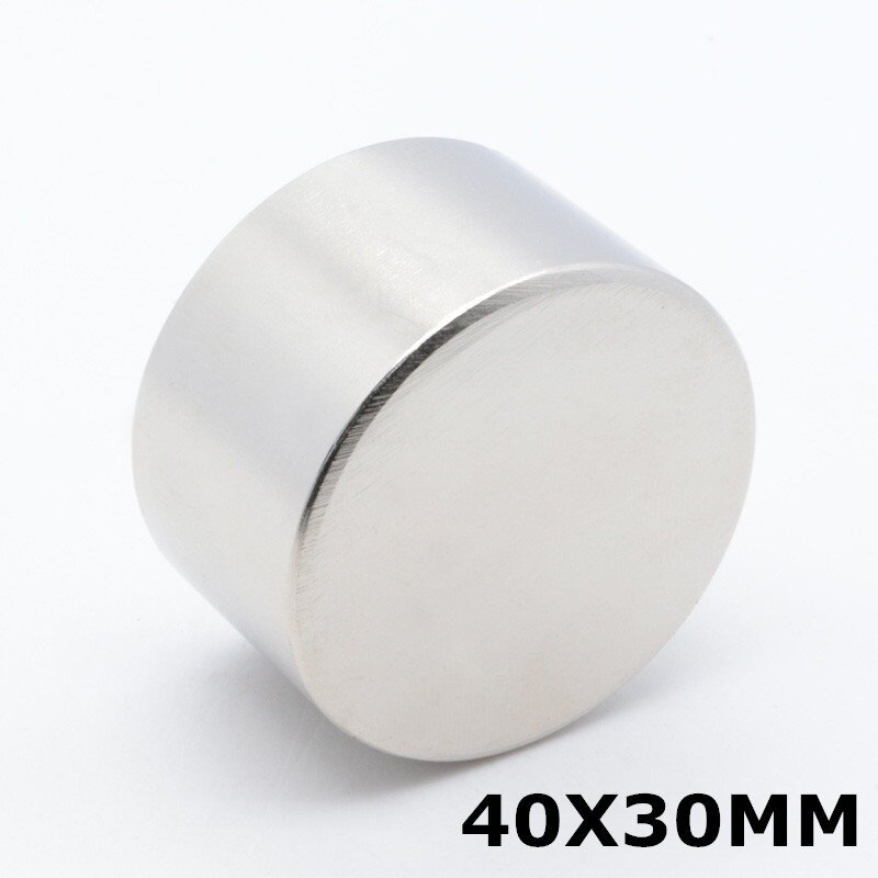 D40*30烧结钕铁硼圆形强力磁铁磁柱40×30高强度工业磁钢磁性材料