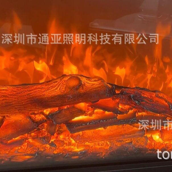 嵌入式电子仿真火焰取暖壁炉柜