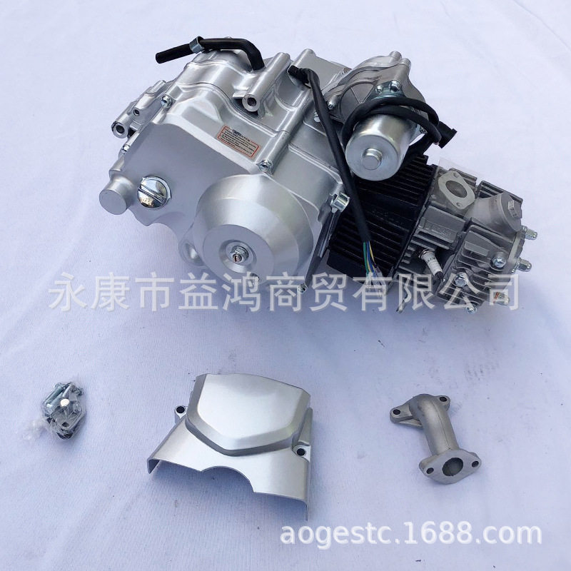 110-125CC越野摩托卡丁车 小牛沙滩车配件无级变速自动波发动机