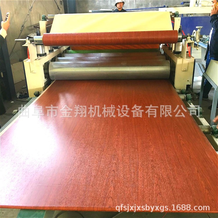 家具PVC哑光厚皮膜贴面机