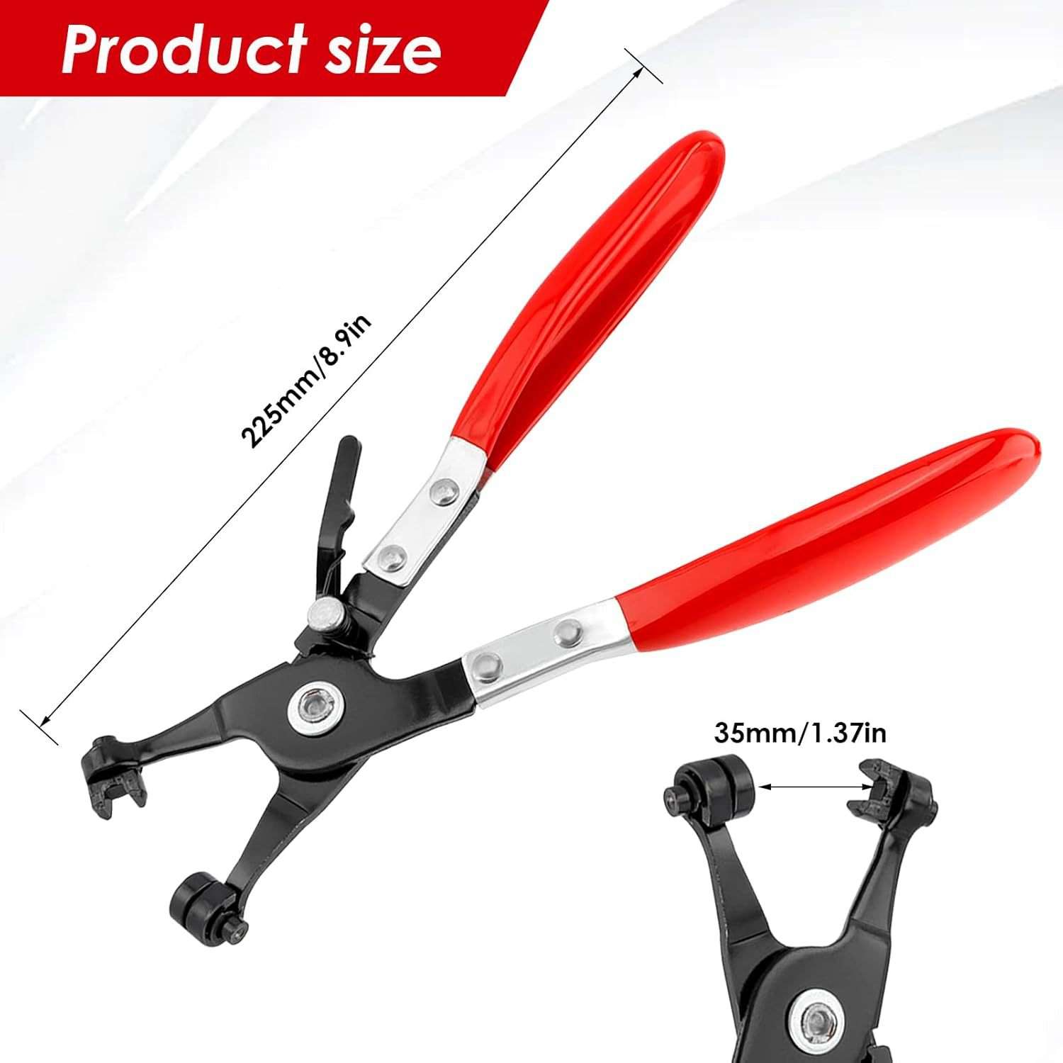 Eoppen Hose Clamp Pliers Spring Hose Clamps Repair Tool with