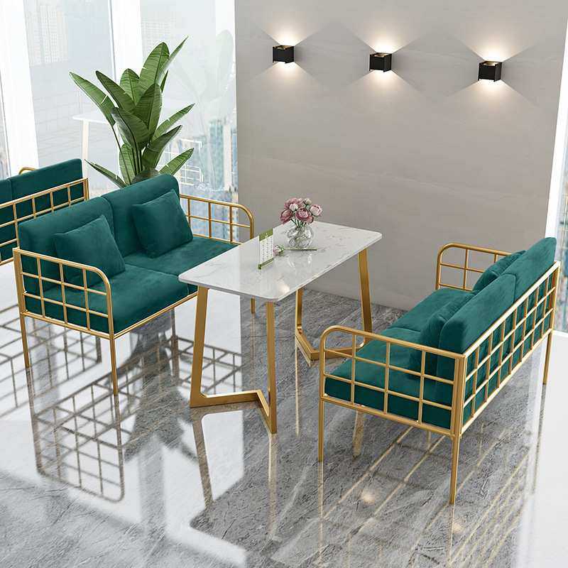 北欧轻奢网红奶茶店沙发茶几组合 餐厅咖啡厅休闲洽谈卡座沙发椅,鲜花速递/花卉仿真/绿植园艺,其它园艺用品,淘宝优惠券,粉丝福利购,淘宝优惠卷