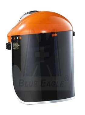 蓝鹰防护面屏打磨头戴电焊面罩PC 防冲击防飞溅面屏 BIOR +FC48G5