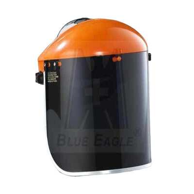 蓝鹰防护面屏打磨头戴电焊面罩PC 防冲击防飞溅面屏 BIOR +FC48G5