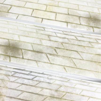 手帐分装胶带t27行路zero地面砖块PET古风素材账流麻贴纸diy咕卡