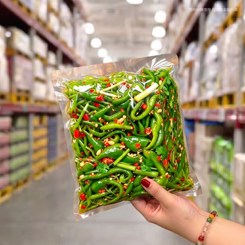 腌辣椒手工特辣下饭菜小米椒泡椒朝天椒尖椒香辣开胃特产新鲜咸菜