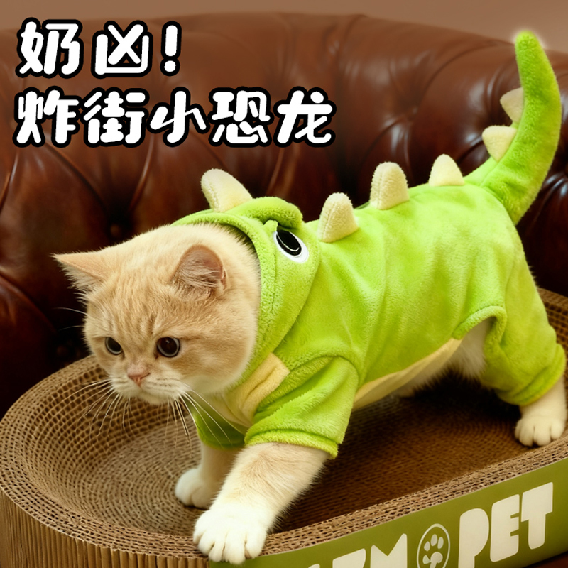 猫咪衣服秋冬装布偶英短金渐层