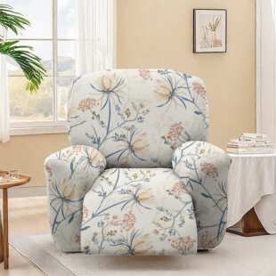 跨境芝华士保护罩头等仓沙发套田园风椅套手动四季防猫抓躺椅套-2
