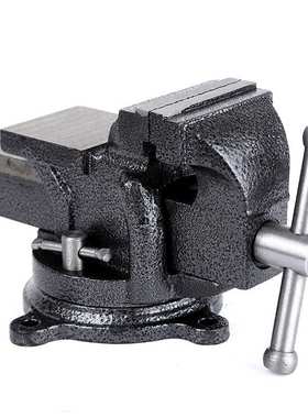 厂家定制轻型活动带砧360度旋转3寸75mm台虎钳 bench vice