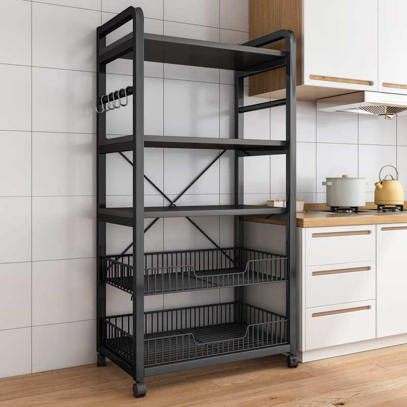 厨房置物架落地多层果蔬菜架储物架烤箱微波炉锅具架子简约多用途,金属材料及制品,其他金属制品,淘宝优惠券,粉丝福利购,淘宝优惠卷