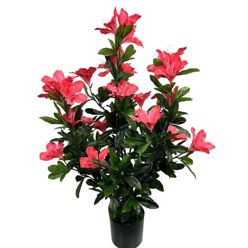 仿真植物杜鹃花树绿植盆栽映山红室内装饰园林造景厂家 杜鹃花