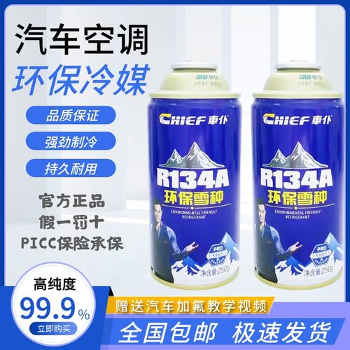R134a制冷剂车用空调加氟工具冷媒冰箱雪种汽车空调制冷剂补漏防