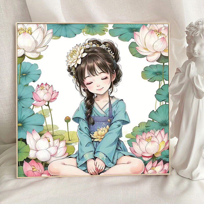 岁月安好十字绣2024新款线绣客厅小幅卧室卡通儿童房小件简单新手