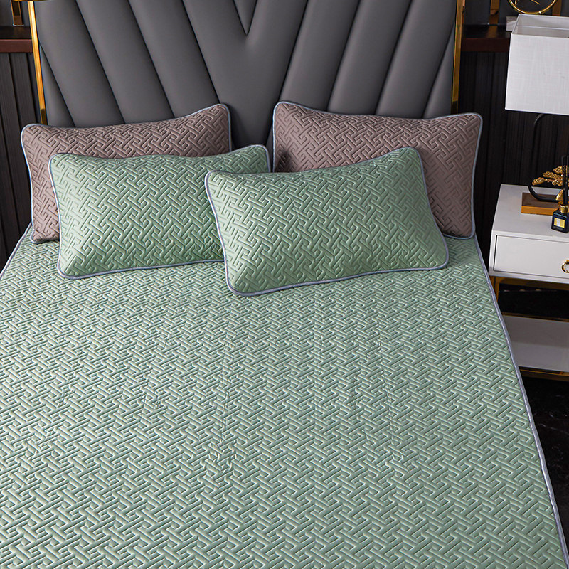 60支兰精天丝凉感乳胶凉席三件套夏加厚可水机洗软席子床笠款定制,床上用品,乳胶席,淘宝优惠券,粉丝福利购,淘宝优惠卷