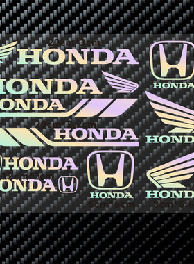 适用本田裂行RX125 PCX160 CBR650R CM300 CB400F 摩托车反光贴纸