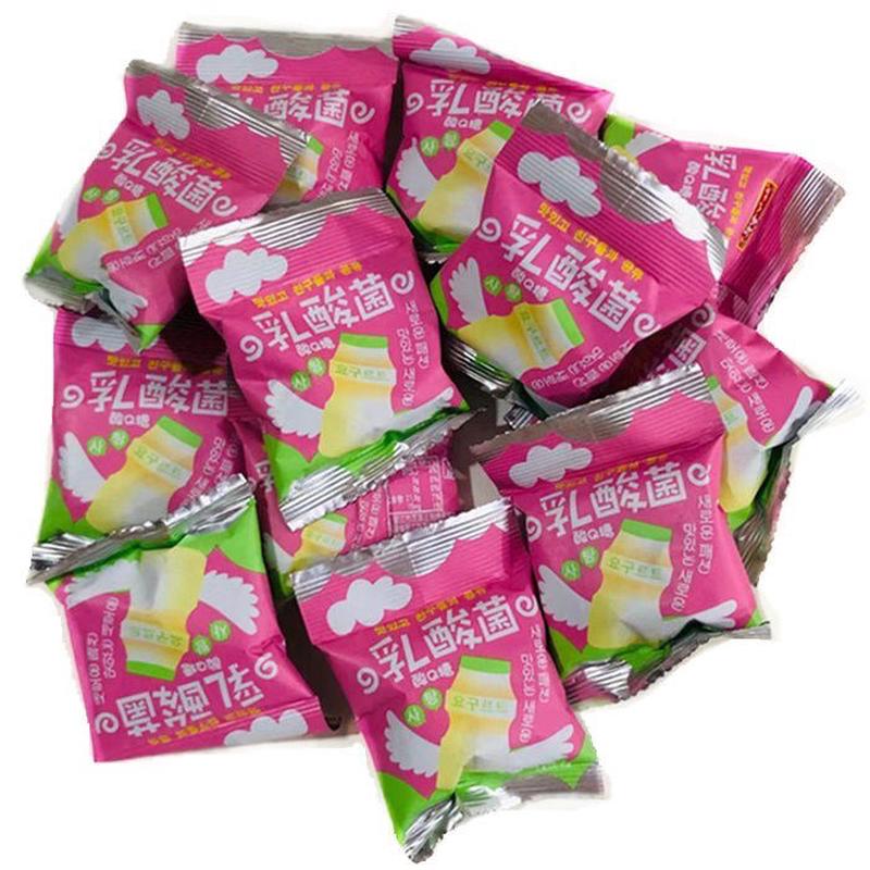 源真铺子乳酸菌味酸QQ糖软糖结婚喜糖儿童零食网红橡皮糖散装包邮