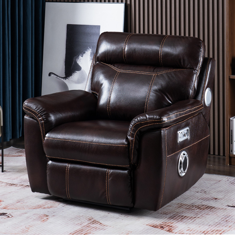 头等沙发舱单人真皮电动功能按摩大尺寸躺椅客厅家庭影院轻奢高端