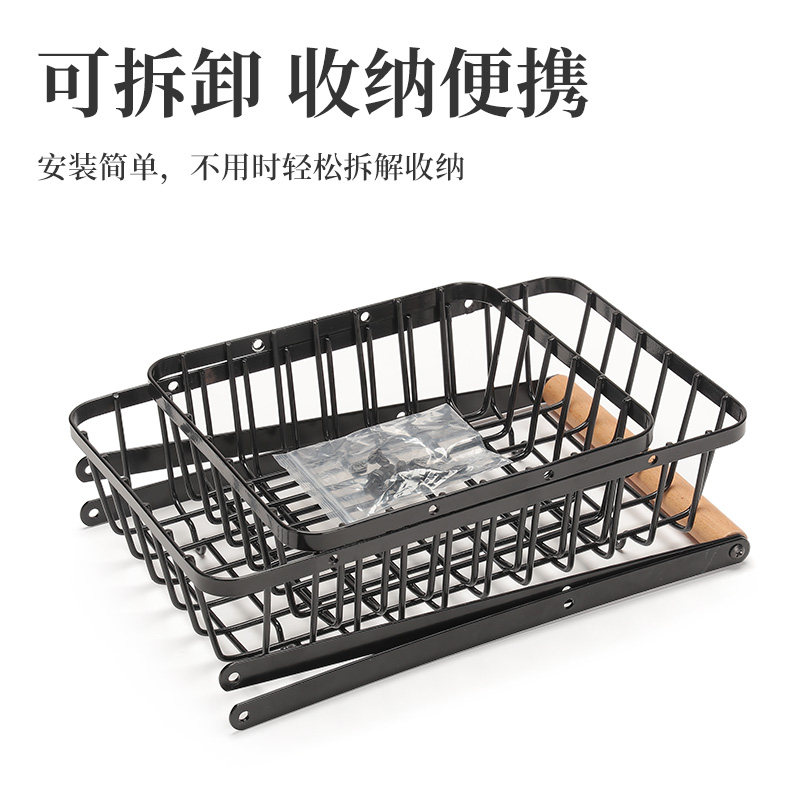 双层篮子手提铁艺水果篮户外露营置物收纳客厅家T用厨房蔬菜收纳,户外/登山/野营/旅行用品,露营折叠置物架,淘宝优惠券,粉丝福利购,淘宝优惠卷