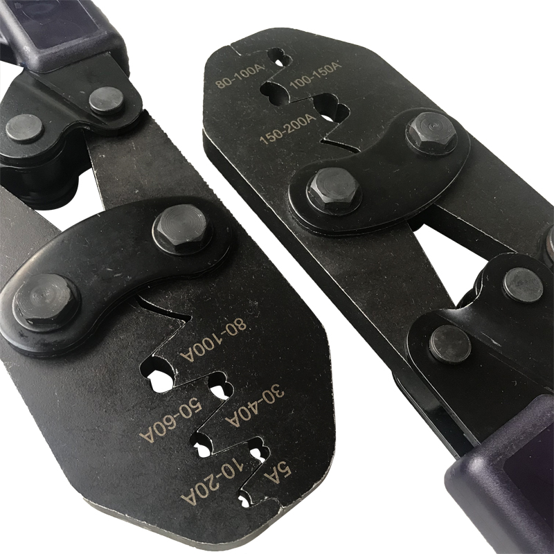 开口鼻省力压线钳iot开口铜鼻子5A-200A500端子钳压接线鼻钳子冷