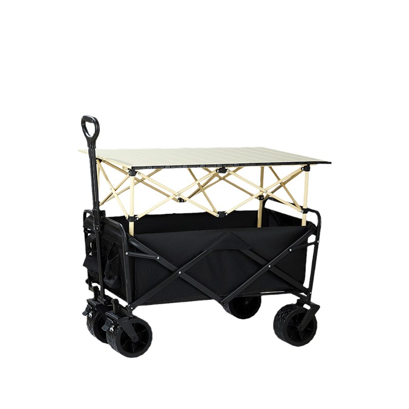 夜市便携式多功能地摊专用金属摆摊小推车折叠P营地户外露营野餐