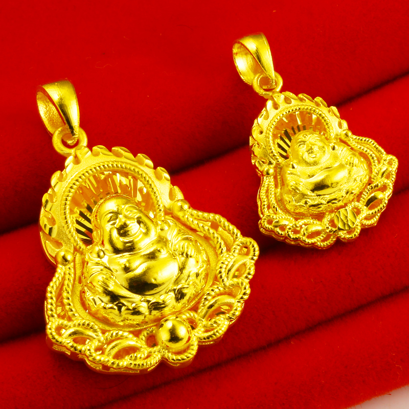 正品黄金项链999足金男士女款