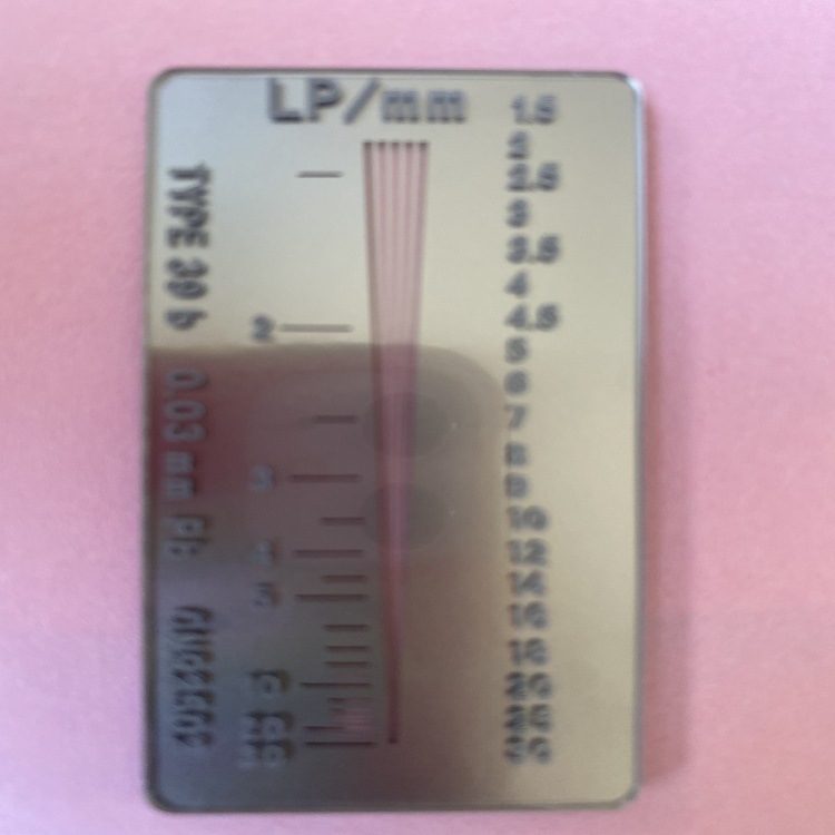 CT机空间分辨率测试卡