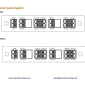 6CH通道CWDM无源MUX 解复用器 1371nm光波分复用 DEMUX插片式 1271