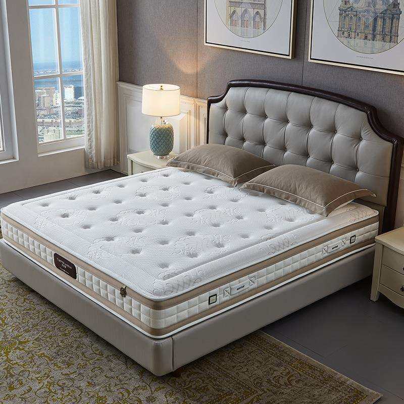 QS黑玫B款（24厚度）杜佰柔席梦思床垫软硬两用天然乳胶椰棕垫弹