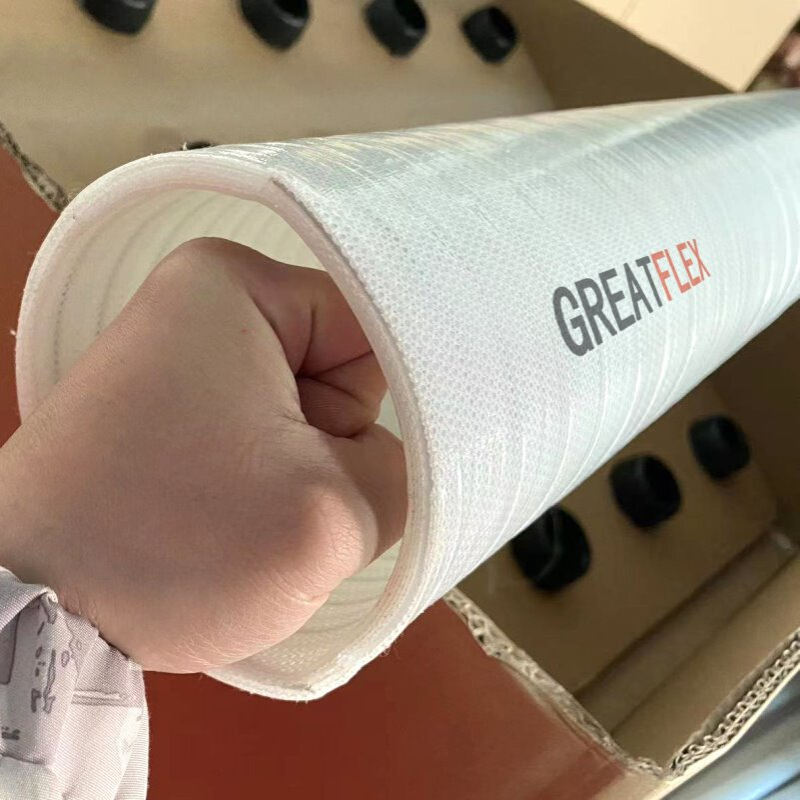 GREATFLEX白色耐低温零下35度硅胶钢丝软管包邮FP30