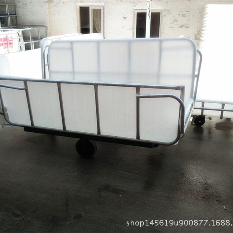 配车架易周转方形周转筐手推车/佛山染织车间用U型塑料布笼车