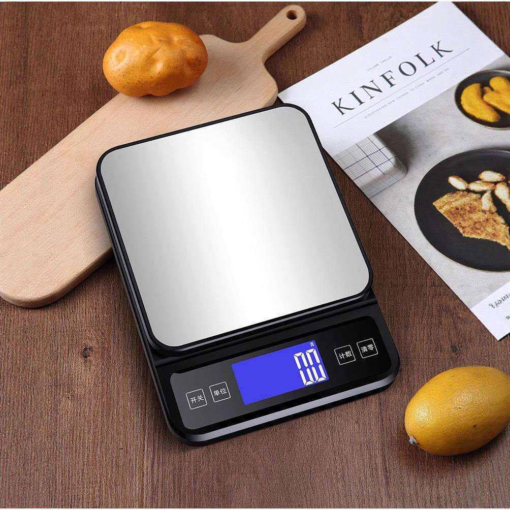电子秤厨房克秤家用不锈钢烘焙克秤高精准15kg热销轻奢