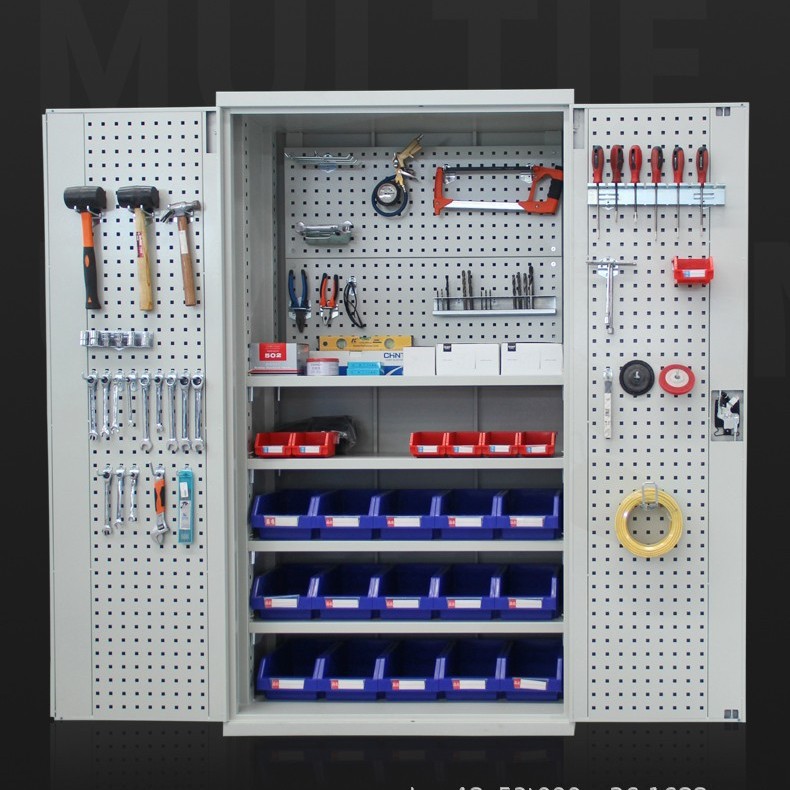 重型加厚双开门工具柜100KG/层