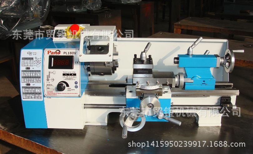 全金属齿轮车床中小型车床家用车床无级变速车床180V*300