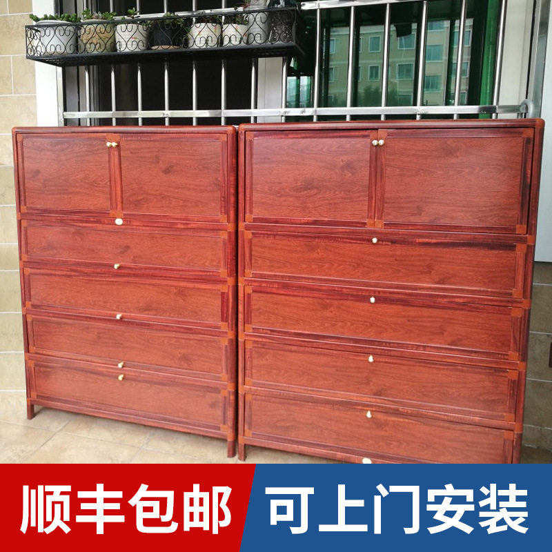 包安装防水防晒铝合金鞋柜简易门口不锈钢户外收纳阳台室外鞋柜