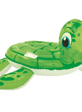 Bestway41041 海龟坐骑水上动物游泳圈成人儿童游泳座圈充气坐骑