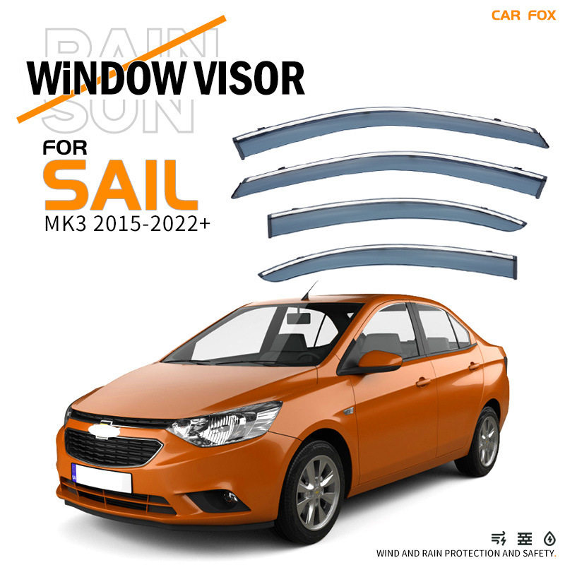 适用于雪佛兰赛欧3车窗晴雨挡雨遮阳板雨眉Sail Window visor