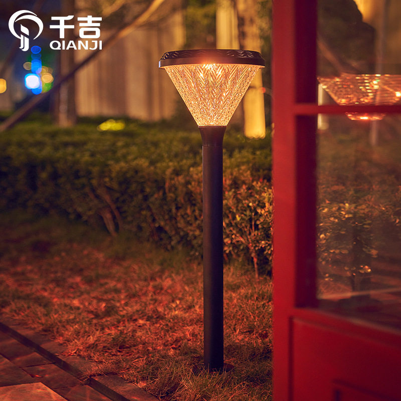 太阳能户外防水庭院柱头灯
