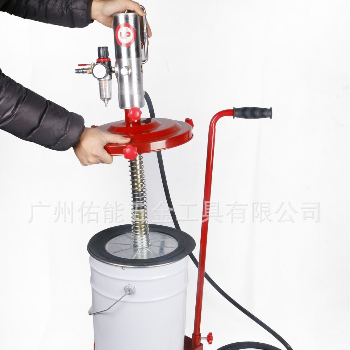 气动黄油加注泵汽车加注黄油泵枪吸黄油抽黄油泵油桶泵A20-G