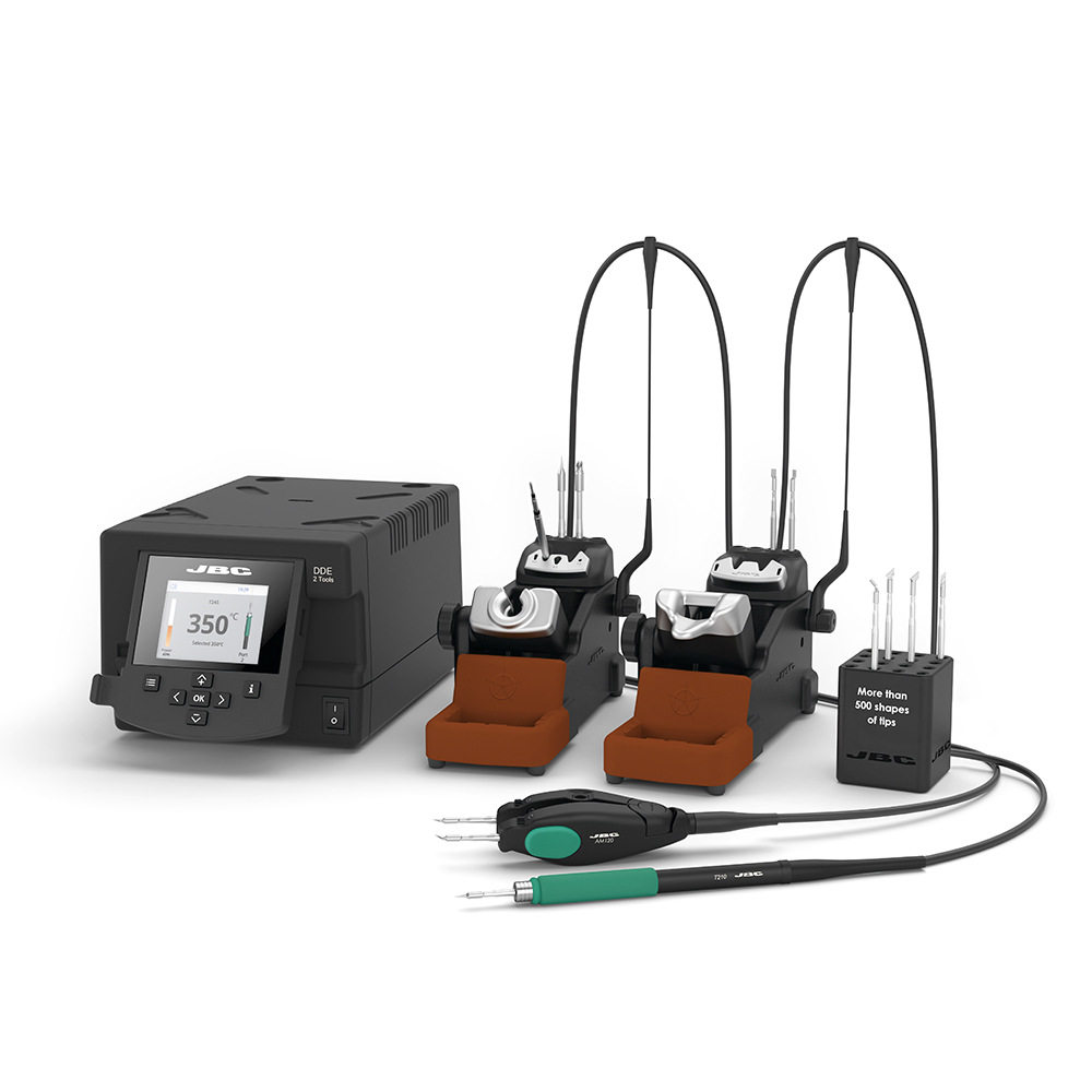 西班牙JBCDDPE双工具精密返修工作站DDPE-2QC/DDPE-2HQC电焊台