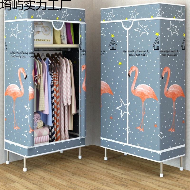 简易布衣柜卧室宿舍防尘收纳