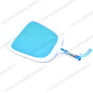 游泳池打捞网 鱼池水景池清洁网配伸缩杆 浅水叶网捞树叶