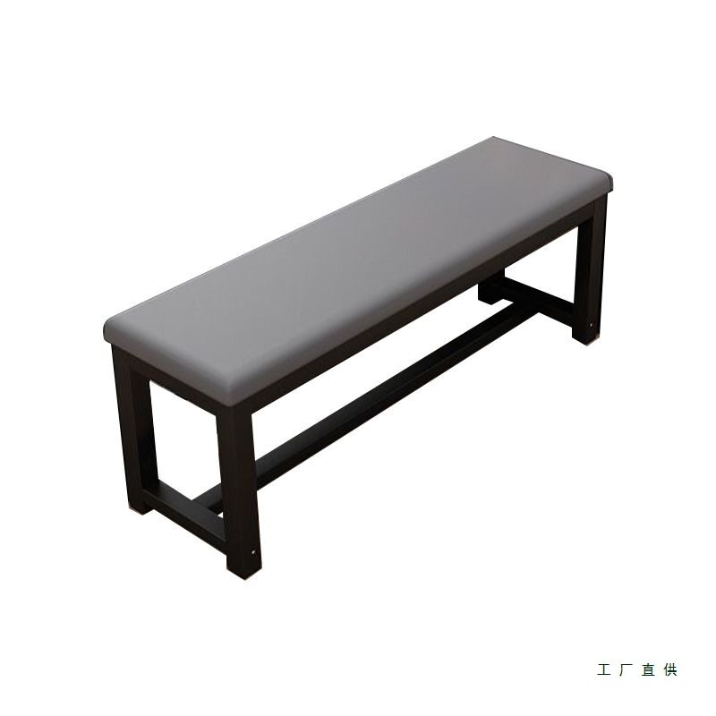 商用长条软包换鞋凳商场健身房