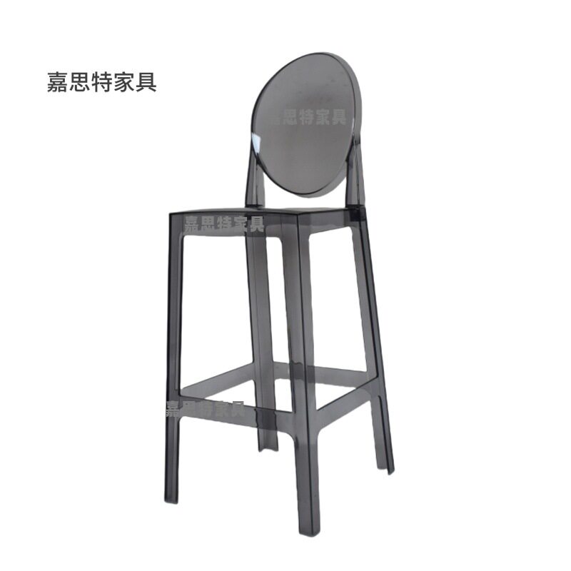 北欧简约透明亚克力水晶吧椅