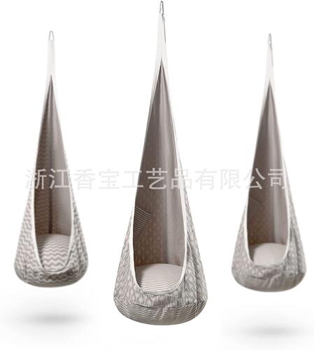 箭头印花跨境热销儿童布袋秋千pod swing吊椅秋千茧袋拥抱秋千