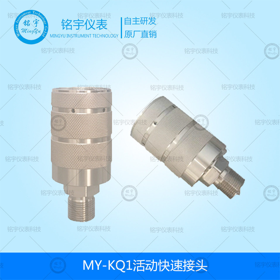 厂家直销快速活动接头压力表变送器超快速接头气压高压活动接头