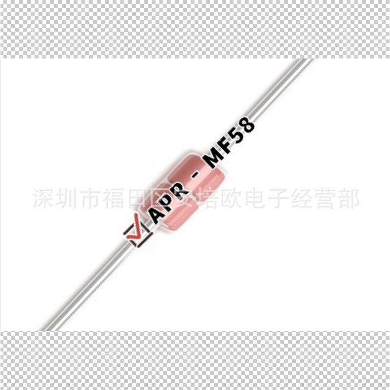 NTC热敏电阻 玻封MF58-103F3950 二极管封装10K±1%B值3950K3435K