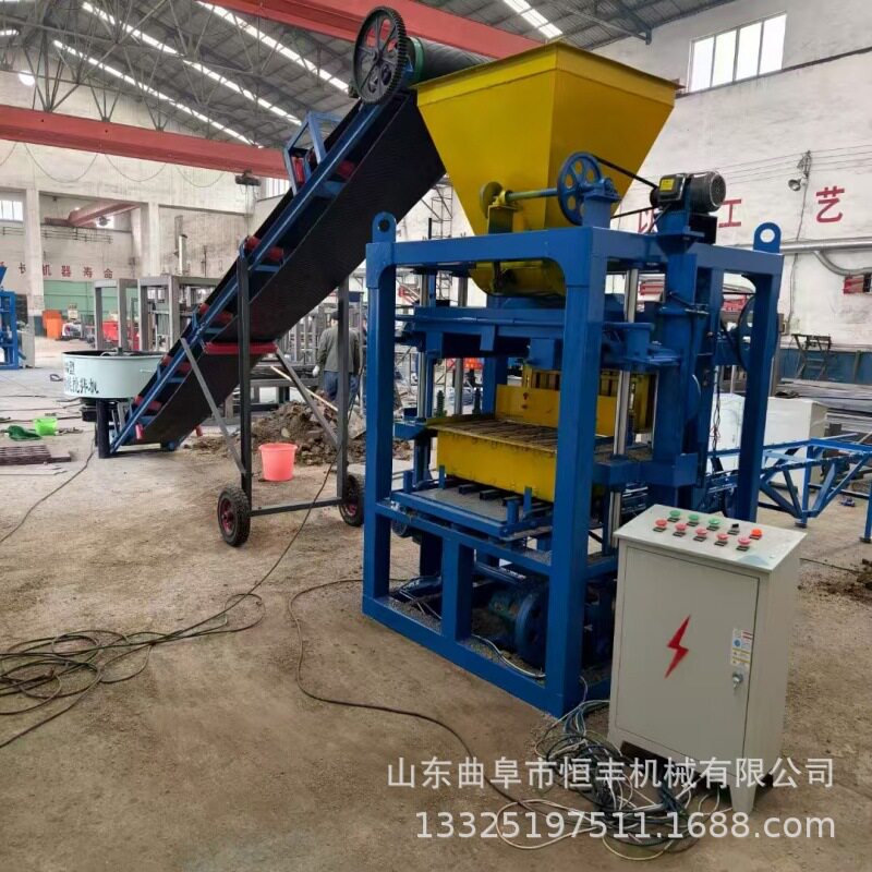 4-26型半自动空心砖机 水泥混凝土砌块砖机 半自动水泥空心砖设备