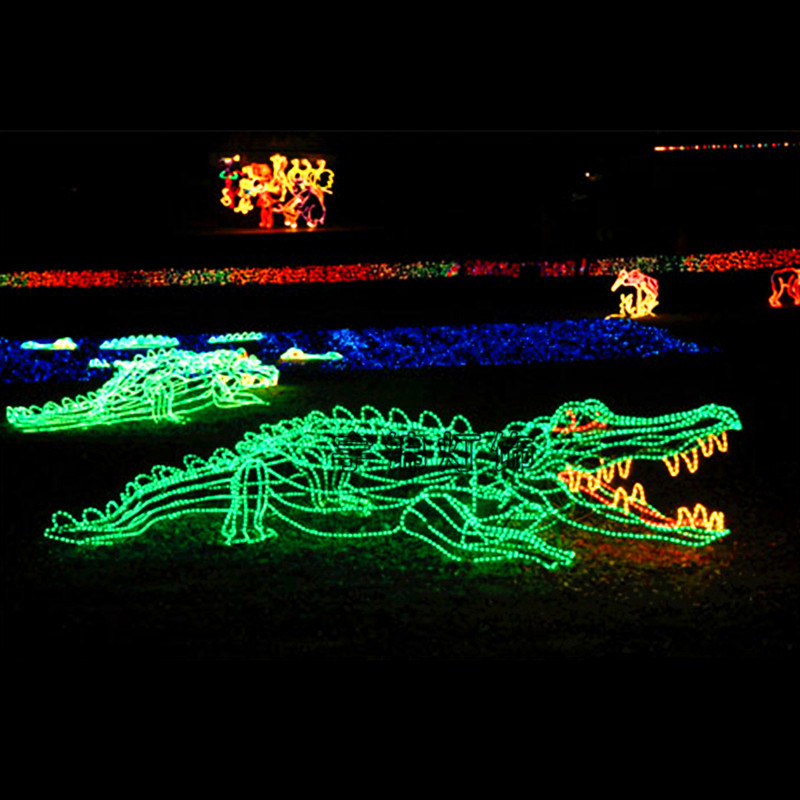 3D滴胶十二生肖LED景观灯